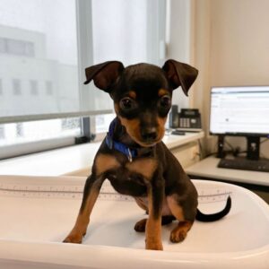 melon – miniature pinscher femmina